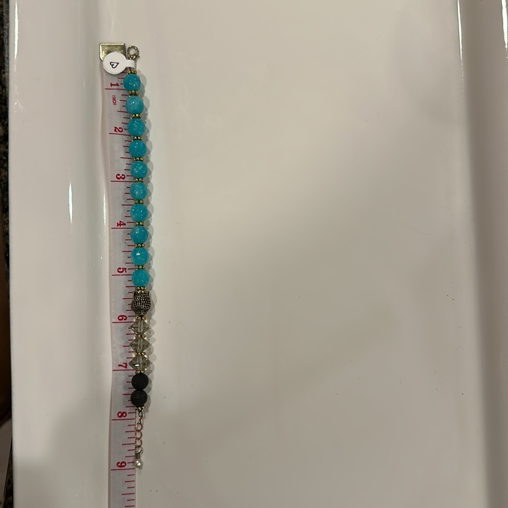 Handcrafted Artisan Gemstone Adjustable Bracelet … - image 2